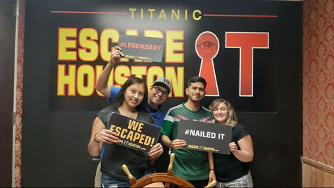 The Avengers played Escape the Titanic on May, 4, 2019