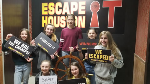 Sister squad played Escape the Titanic on Jan, 19, 2019