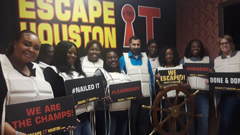 Team Aetna played Escape the Titanic on Oct, 23, 2018