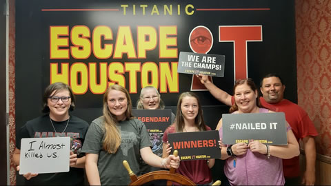 Team Awesome played Escape the Titanic on Aug, 17, 2019