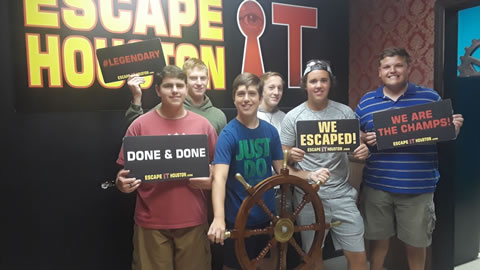 Team Grant played Escape the Titanic on Aug, 19, 2018