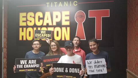 Team Martin played Escape the Titanic on Jun, 9, 2019