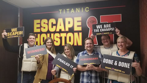 Team Pitch played Escape the Titanic on Feb, 16, 2019
