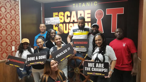 Team Summer! played Escape the Titanic on Feb, 22, 2019