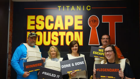Team Tiger Rock played Escape the Titanic on Feb, 5, 2017