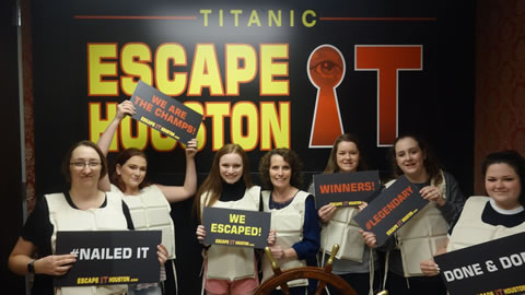 Texas Ladies! played Escape the Titanic on Mar, 14, 2017