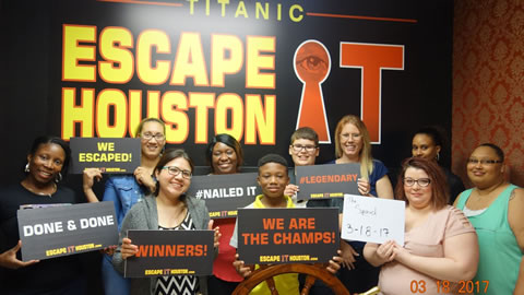 The Squad played Escape the Titanic on Mar, 18, 2017