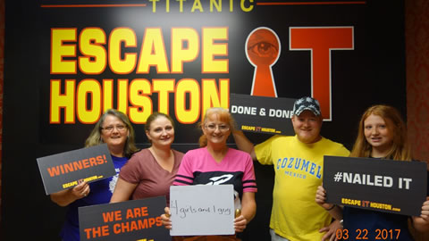 4 Girls and a Guy played Escape the Titanic on Mar, 22, 2017