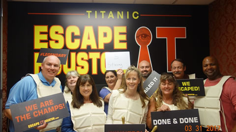 5 Strong played Escape the Titanic on Mar, 31, 2017