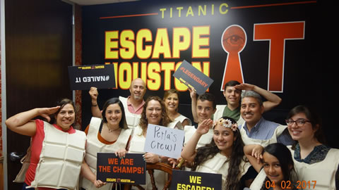 Perla's crew played Escape the Titanic on Apr, 2, 2017