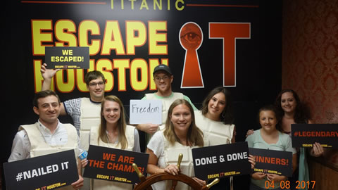 Team Kylie played Escape the Titanic on Apr, 8, 2017