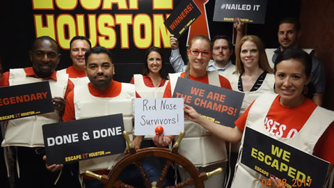 Red Nose Survivors played Escape the Titanic on Apr, 29, 2017