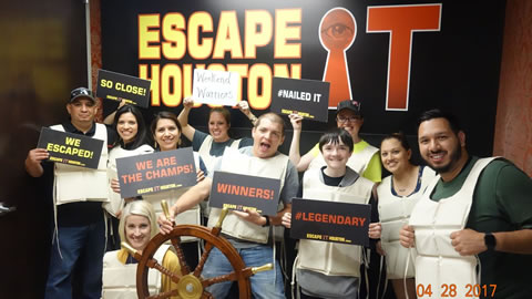 Weekend Warriors played Escape the Titanic on Apr, 28, 2017