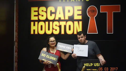 Tee Crew played Escape the Titanic on May, 3, 2017