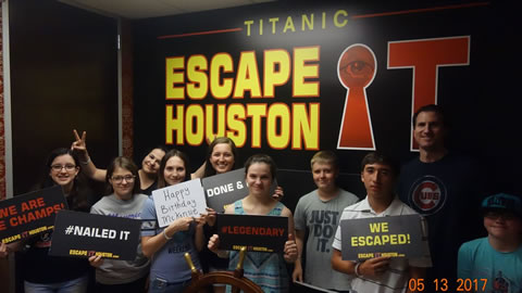 Team Awesome played Escape the Titanic on May, 13, 2017
