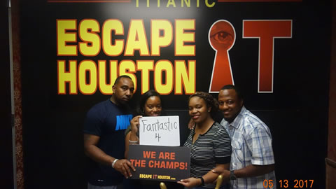 Fantastic 4! played Escape the Titanic on May, 13, 2017