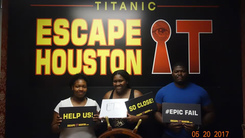 ETS played Escape the Titanic on May, 20, 2017