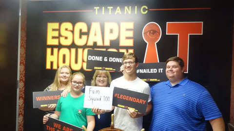 Fam Squad 100 played Escape the Titanic on Jun, 17, 2017