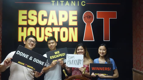 Team Bucknam played Escape the Titanic on Jun, 18, 2017
