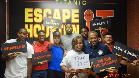 Team Tyler! played Escape the Titanic on Jul, 2, 2017