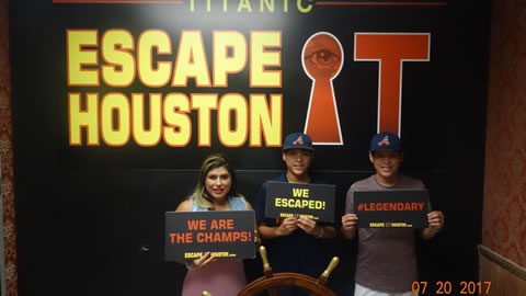 H-Town played Escape the Titanic on Jul, 20, 2017