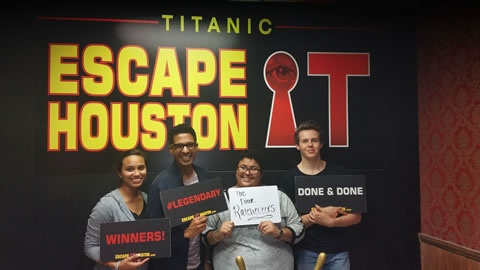 The Four Ratcheteers played Escape the Titanic on Aug, 10, 2017