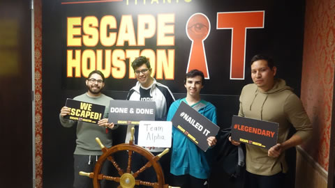 Team Alpha played Escape the Titanic on Nov, 19, 2017