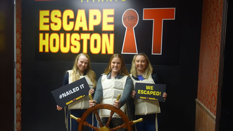 The CCC played Escape the Titanic on Jan, 1, 2018