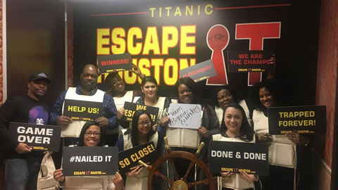 Team Bernie Birthday played Escape the Titanic on Jan, 28, 2018