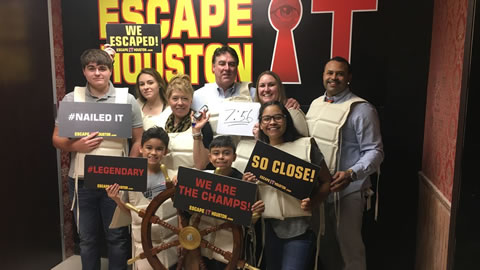 Team Escape played Escape the Titanic on Feb, 4, 2018