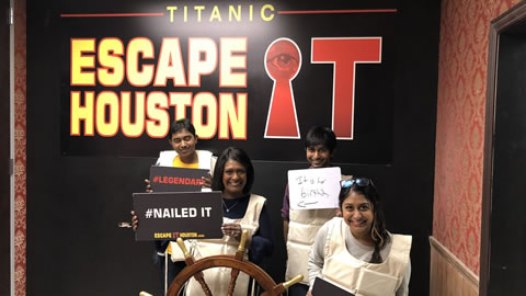 Why Are There Icebergs In Houston? played Escape the Titanic on Feb, 10, 2018