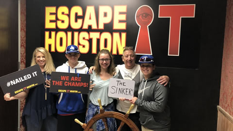 The Sinkers played Escape the Titanic on Feb, 10, 2018