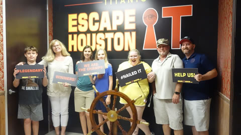 #WINNERS played Escape the Titanic on May, 12, 2018