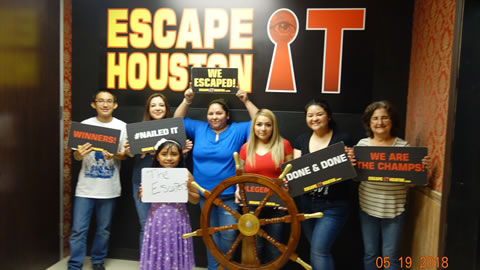 The Escapers played Escape the Titanic on May, 19, 2018