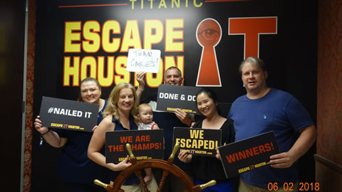 Team Cakes played Escape the Titanic on Jun, 2, 2018