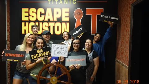 Master Bakers played Escape the Titanic on Jun, 9, 2018
