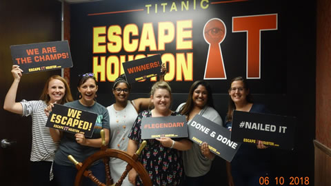 Summerwood girls played Escape the Titanic on Jun, 10, 2018