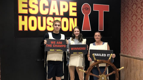 Winners played Escape the Titanic on Nov, 2, 2018