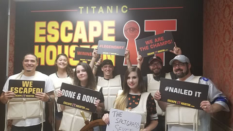 The Saltgrass Seven played Escape the Titanic on Nov, 7, 2018