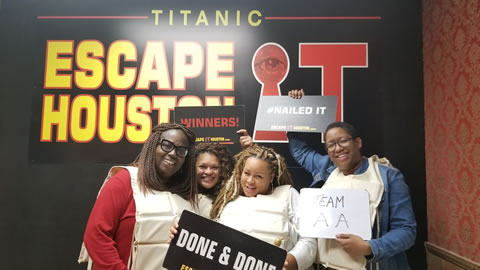 Team AA! played Escape the Titanic on Nov, 24, 2018