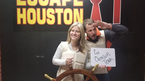 Go Clemson Team played Escape the Titanic on Jan, 5, 2019