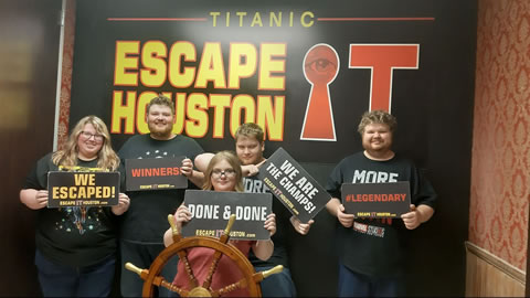 Harclerode played Escape the Titanic on May, 4, 2019